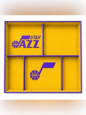 Utah Jazz NBA Pocket Dump Tray - For Keys, Wallet, Money, Etc